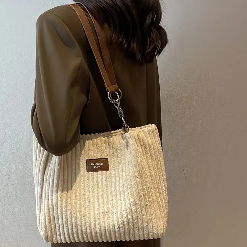 MEGAN | COTTON CORDUROY BAG