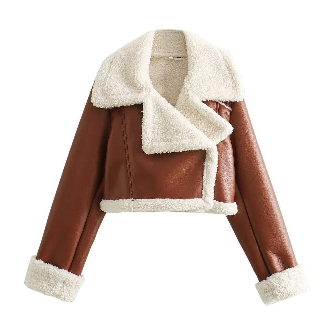 Bloom | Fur Fleece Double-sided Short Jacket